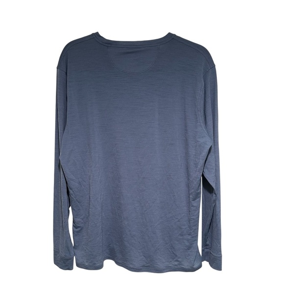 Patagonia Women's L Dusty Blue Long-Sleeved Capilene® Cool Merino Blend Shirt - Picture 5 of 6